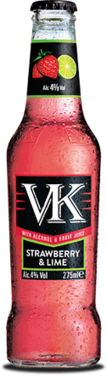 Vk Strawberry &Lime 275ml flaske