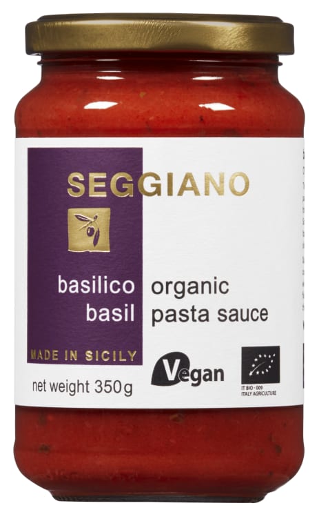 Pastasaus Basilikum 350g Seggiano