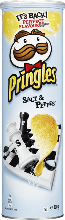 Bilde av Pringles Salt&Pepper 200g