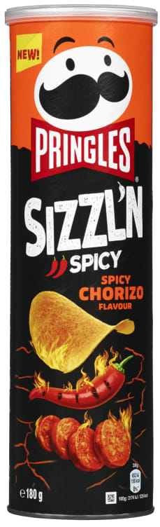 Pringles Sizzlin Spicy Chorizo 180g