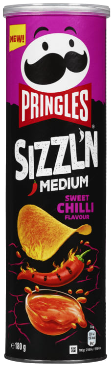 Pringles Sizzlin Hot Sweet Chili 180g