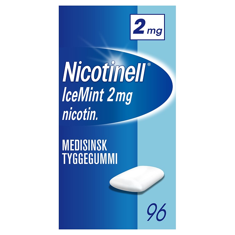 Nicotinell Icemint Tyggegummi 2mg 96stk