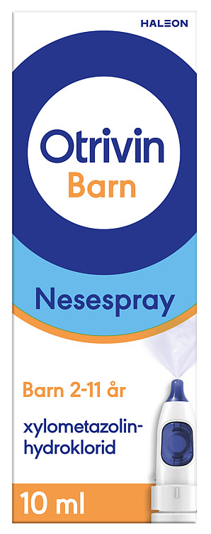 Otrivin Nesespray Barn 0,5mg 10ml