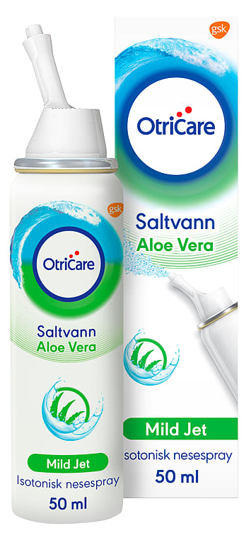 Otricare Nesespray Saltvann Aloe Vera