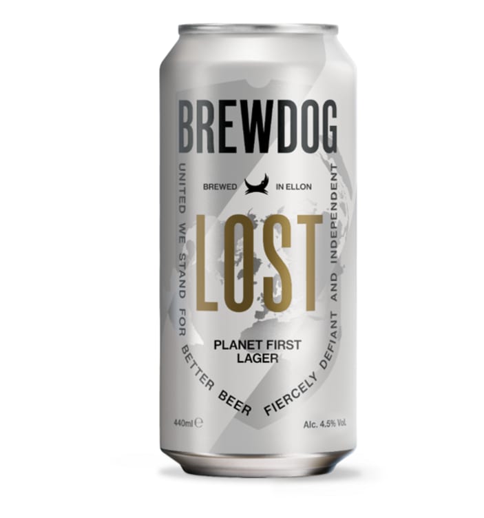 Bilde av Brewdog Lost Planet Lager 0,44lx4 boks