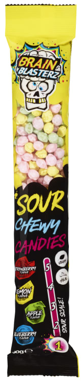 Bilde av Sour Chewy Candy 60g Brain Blasterz