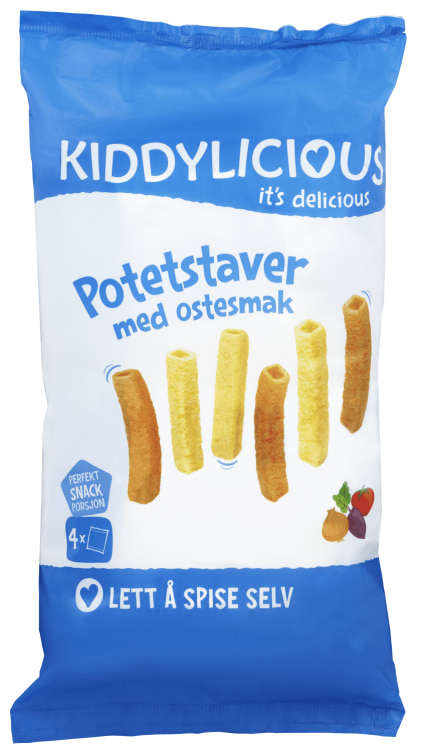Potetstaver m/Ostesmak 4x12g Kiddylicious