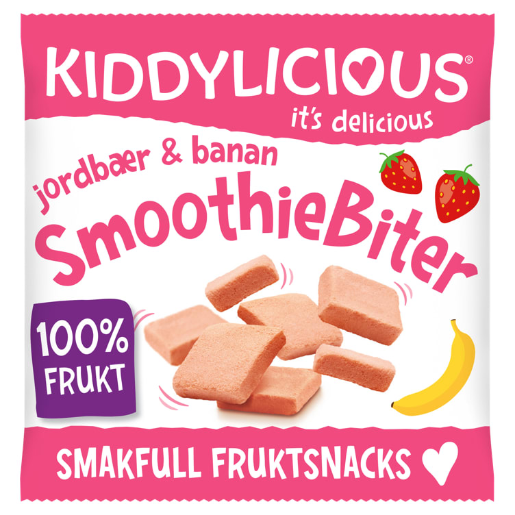 Smoothie Biter Jordbær&Banan 6g Kiddylicious