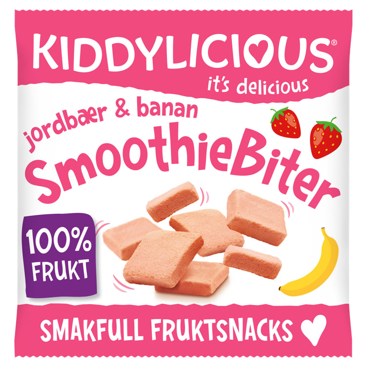 Smoothie Biter Jordbær&Banan 6g