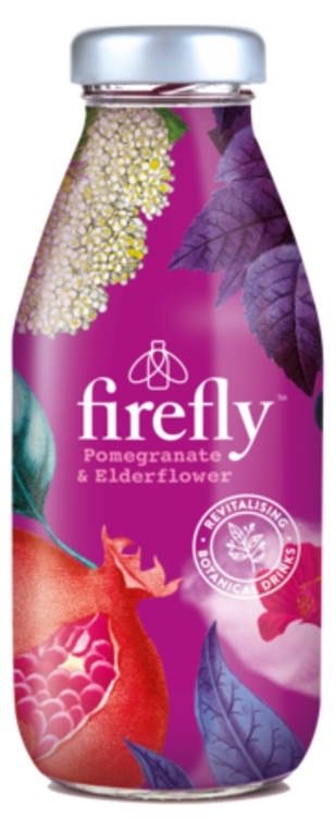 Granateple og Hylleblomst 330ml Firefly