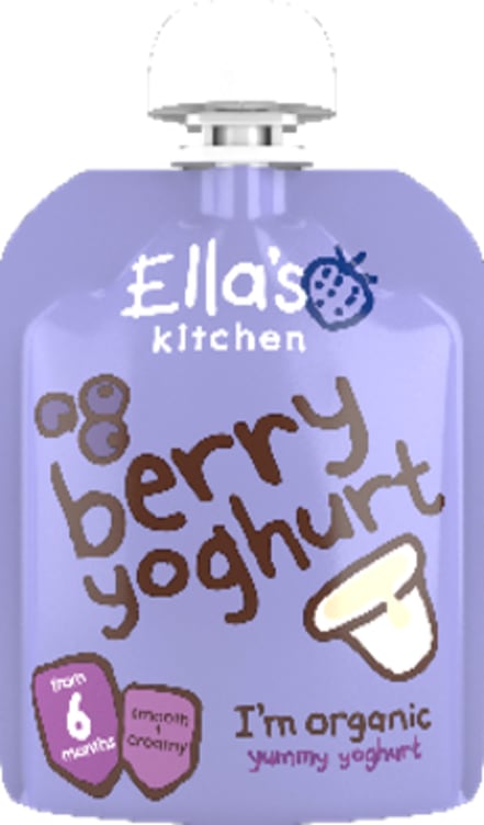 Frukt Yoghurt Bær 6mnd 90g Ellas