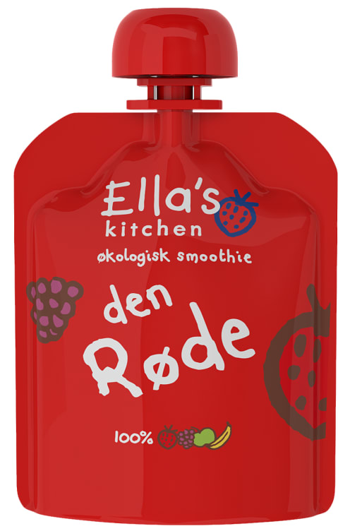 Smoothie Rød Økol 6mnd 90g Ellas