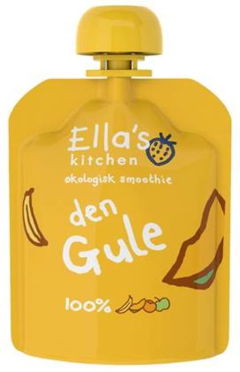 Smoothie Gul Økol 6mnd 90g Ellas