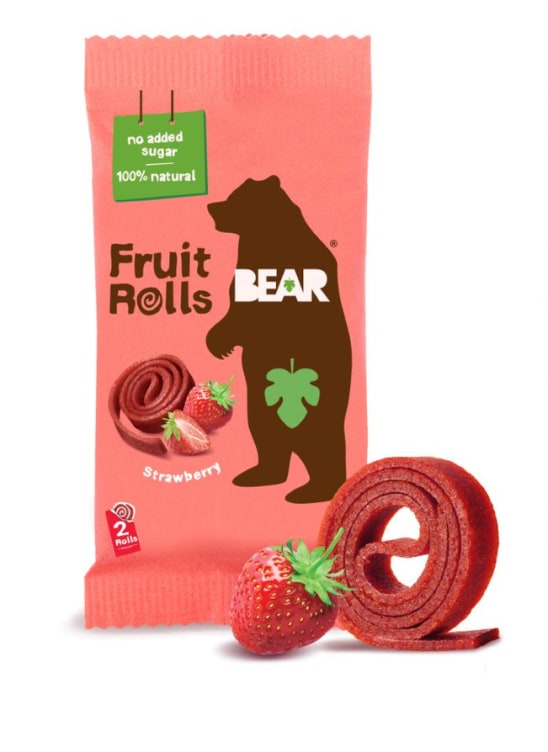 Bear Fruit Rolls Strawberry 20g