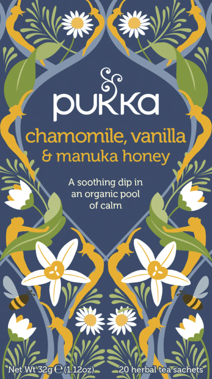Chamomile Vanilla &Honey Urtete Økol 20pos Pukka