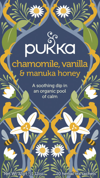 Chamomile Vanilla &Honey Urtete Økol 20pos Pukka