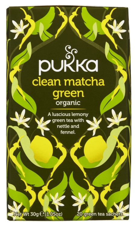 Clean Matcha Green Te Økologisk 20pos Pukka