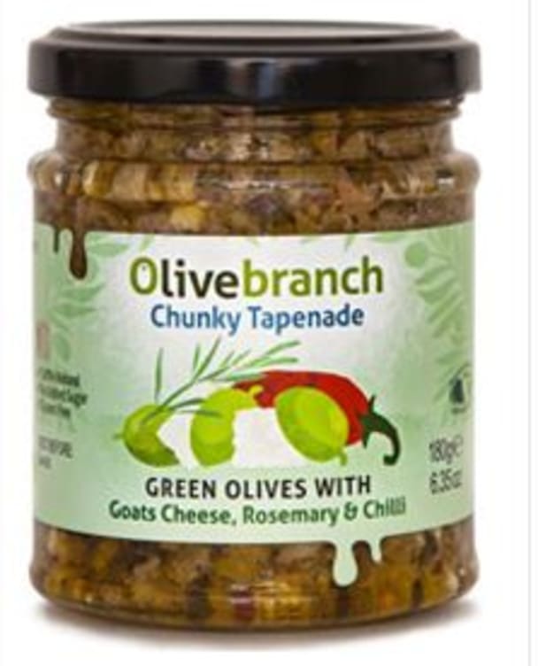 Tapenade Oliven m/Ost&Chili 180g Olivebranch