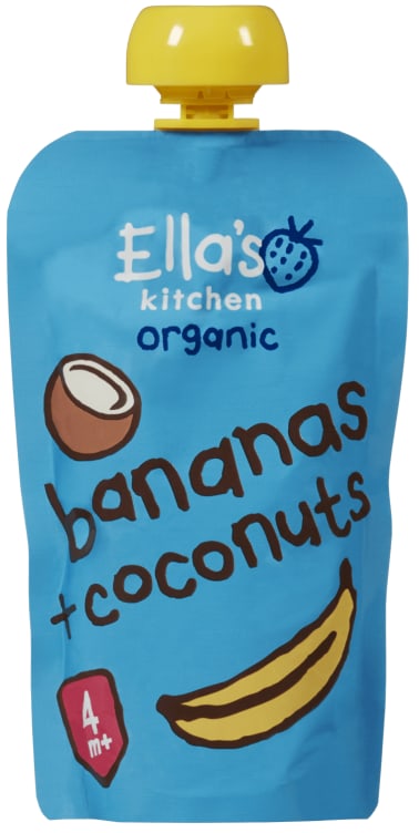 Banan&Kokos Økol 4mnd 120g Ellas