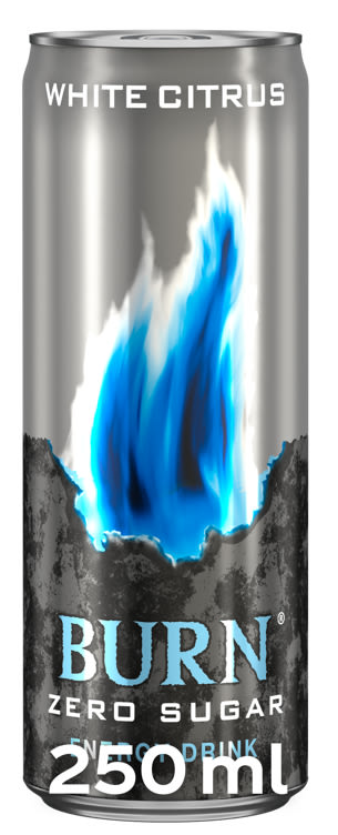 Product Image for Burn White Citrus Zero Sugar 0,25l boks