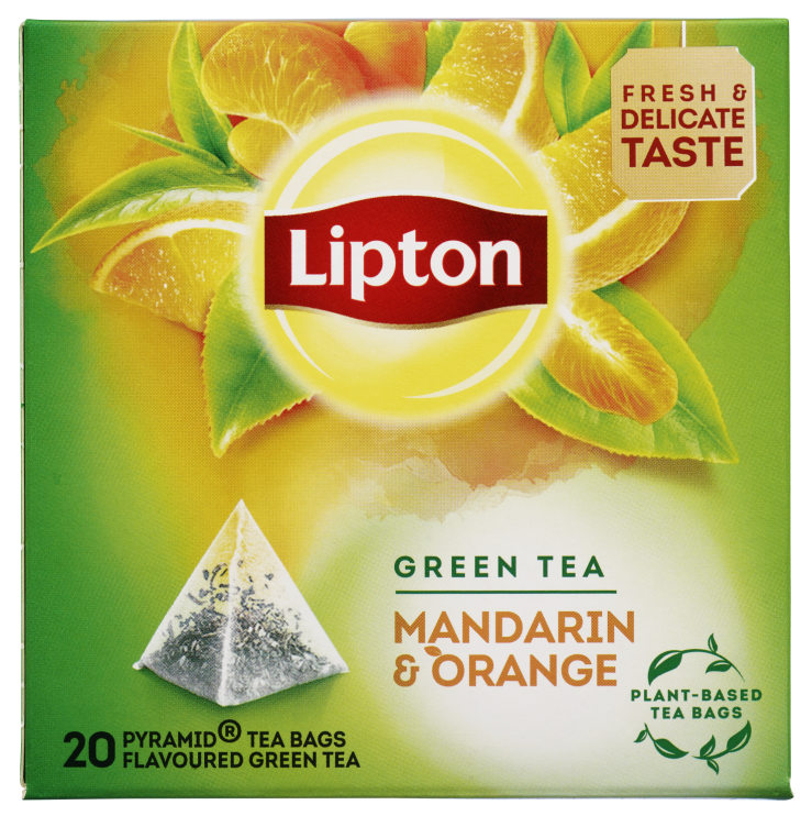 Product Image for Grønn Te Mandarin&Appelsin 20pos Lipton