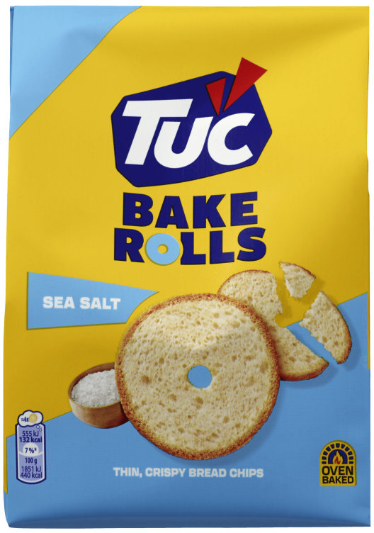 Tuc Bake Rolls Havsalt 150g