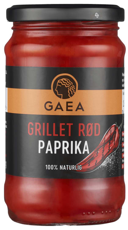 Paprika Grillet Rød 290g Gaea