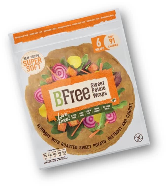 Søtpotetwrap glutenfri 6pk 252g Bfree