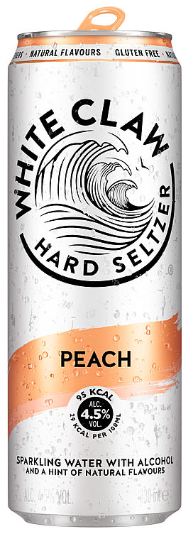 Hard Seltzer Peach 0,33l boks White Claw