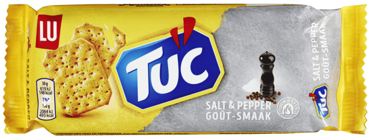 Tuc Kjeks Salt&Pepper 100g Lu