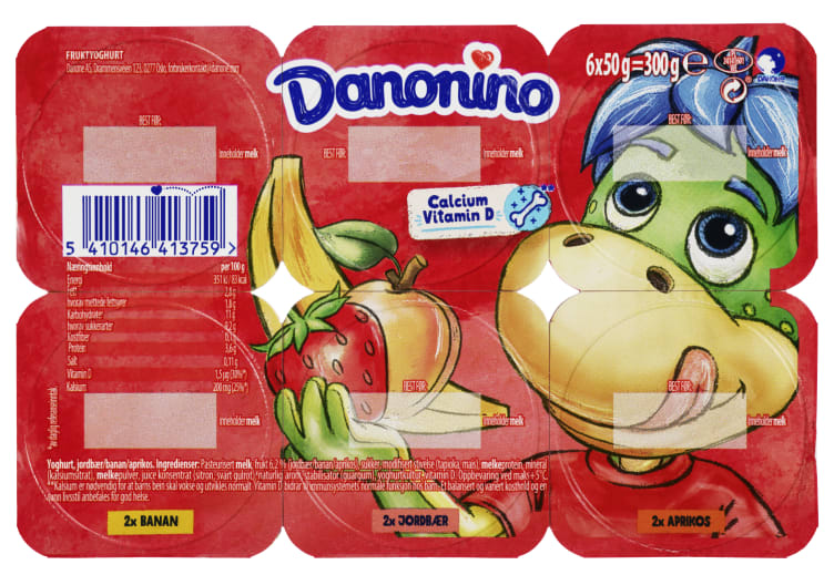 Danonino Yoghurt Mix No1 6x50g