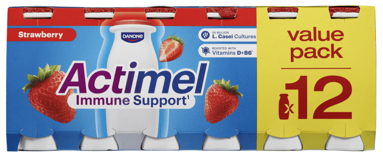 Drikkeyoghurt Jordbær 12x100g Actimel
