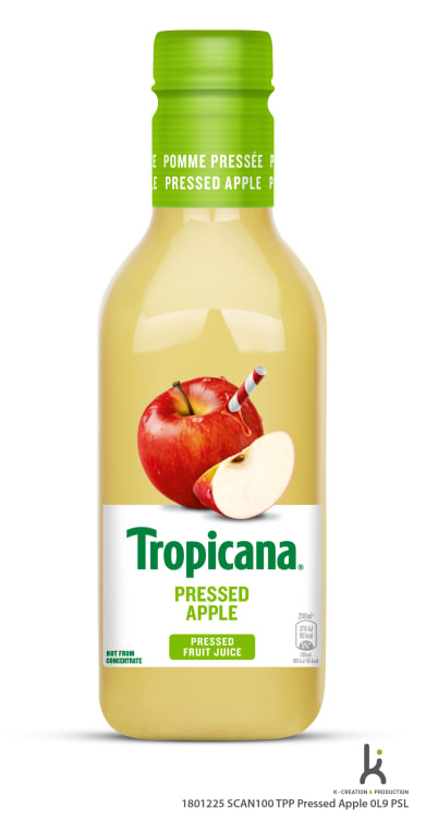 Eplejuice Presset 0,9l flaske Tropicana