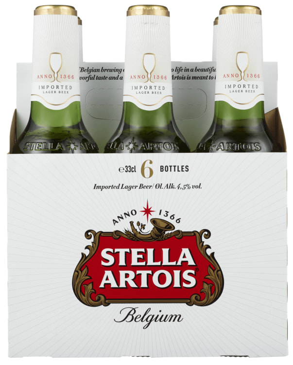 Stella Artois 0,33lx6 flaske