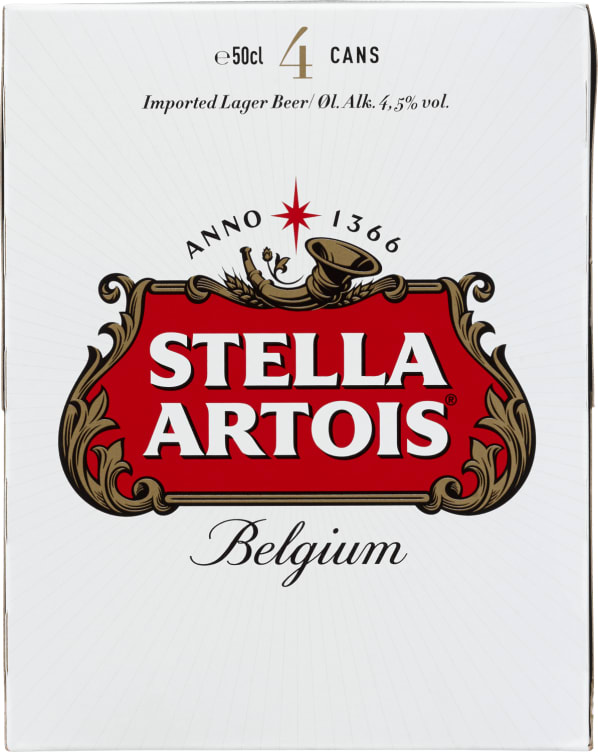 Stella Artois 0,5lx4 boks