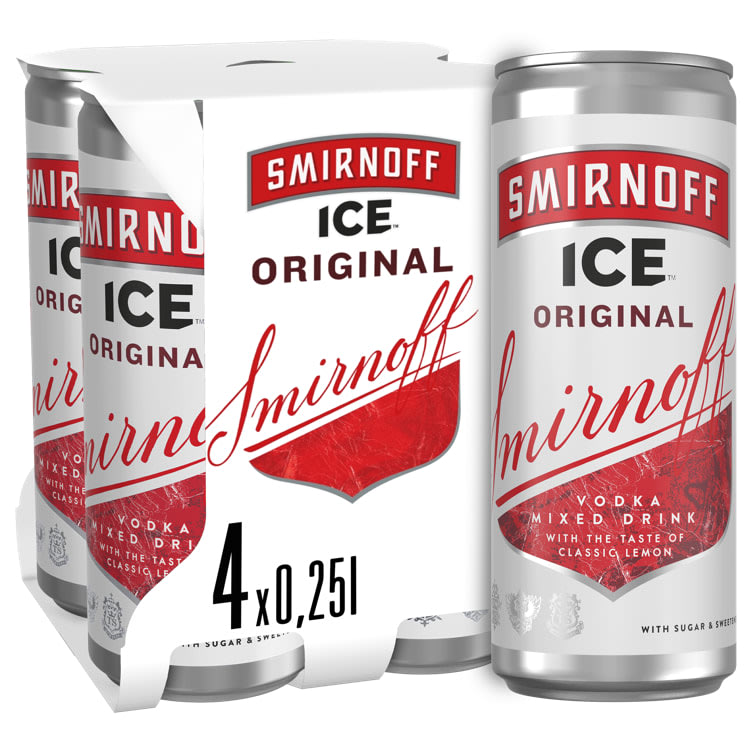 Smirnoff Ice 250mlx4 boks