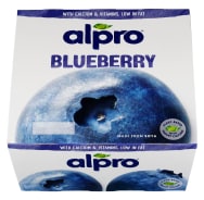 Soyagurt Blåbær 4x125g Alpro