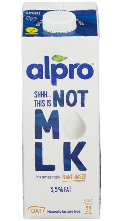 Havredrikk Not Milk Oat Whole 1l Alpro