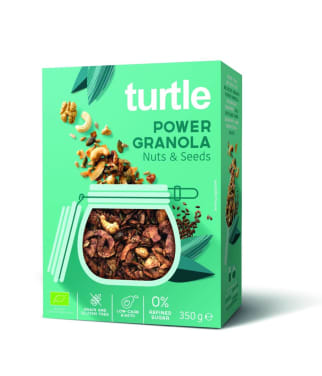Turtle Power Granola m/Nøtter&Frø Gl.Fri 350g