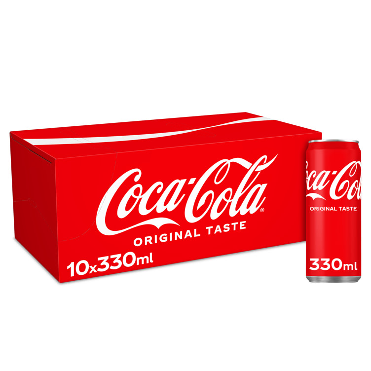 Bilde av Coca-Cola 0,33lx10 boks Sleek