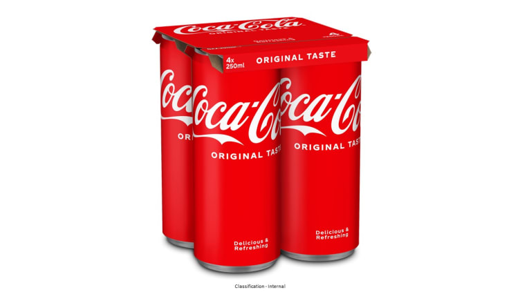 Coca-Cola 0,25lx4 boks