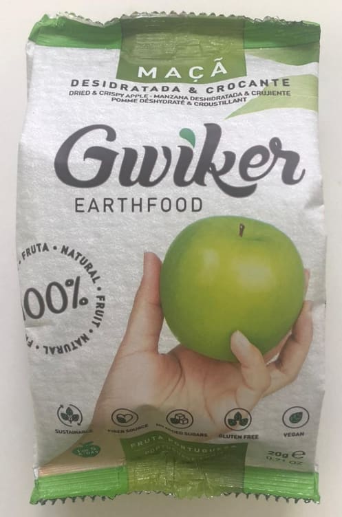 Grønt Eple Tørket 20g Gwiker Earthfood