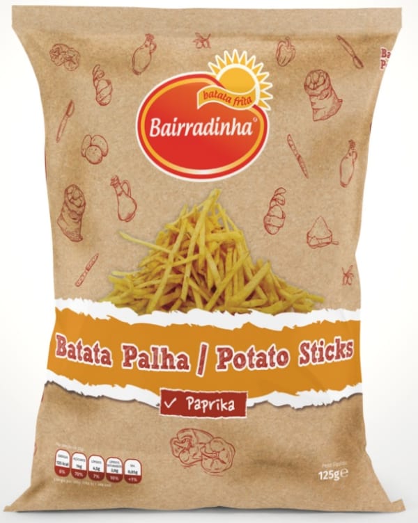 Potet Sticks Paprika 125g Bairradinha