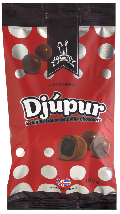 Djupur Lakris&Sjokolade 100g Draumur