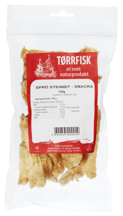 Tørrfisk Steinbit 130g