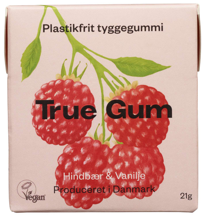 Bilde av True Gum Bringebær&Vanilje 21g