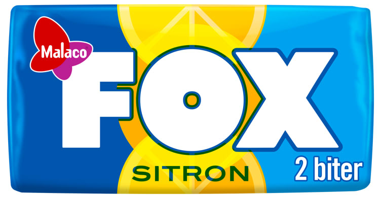 Bilde av Fox Karamell Sitron 2bit 14,5g Malaco