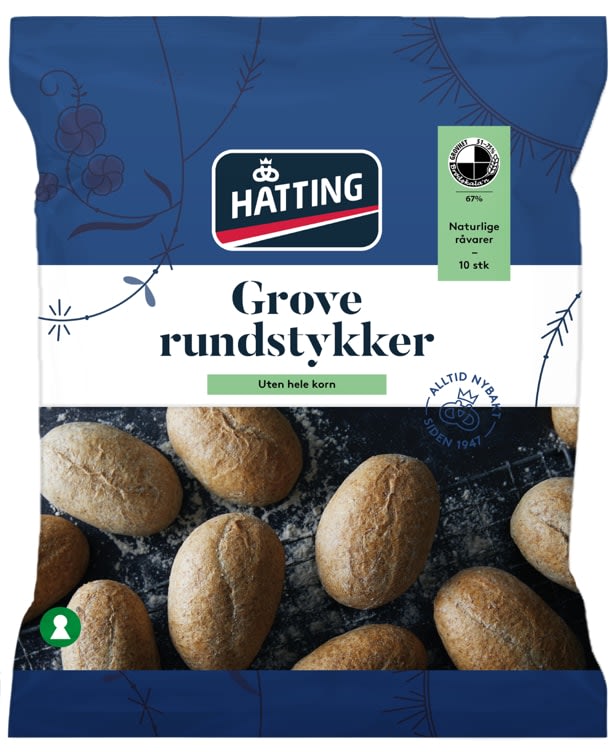 Grove Rundstykker 600g