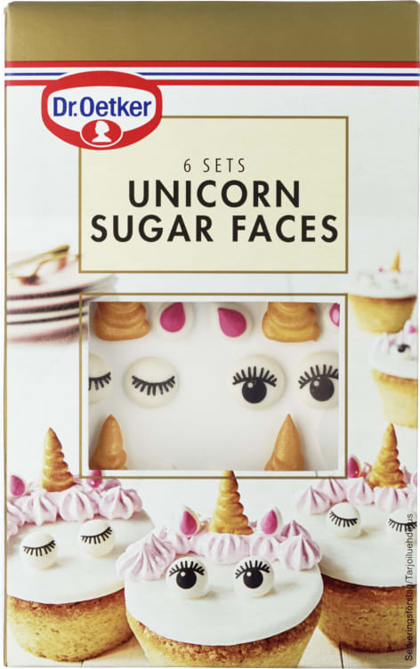 Unicorn Sugar Face 10g Dr.Oetker