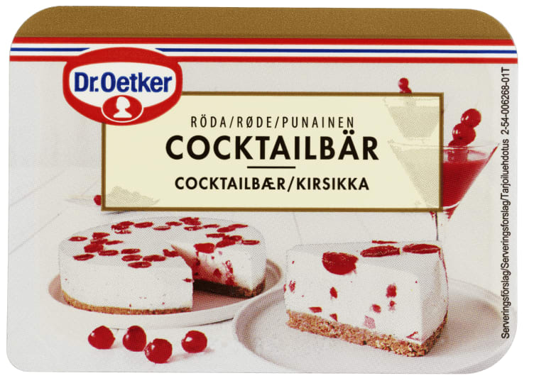 Cocktailbær Røde 100g Dr. Oetker